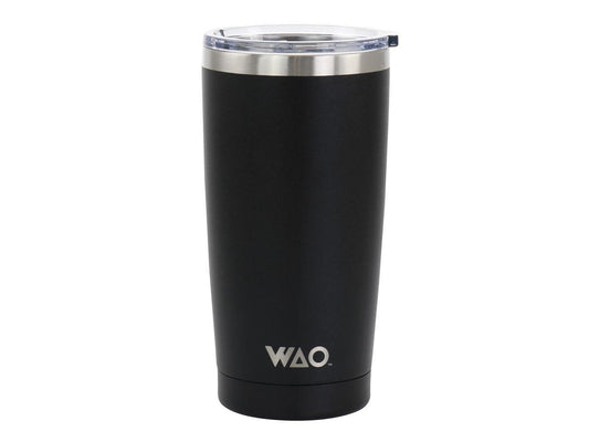 WAO 18oz Thermal Tumbler with Acrylic Lid in Matte Black