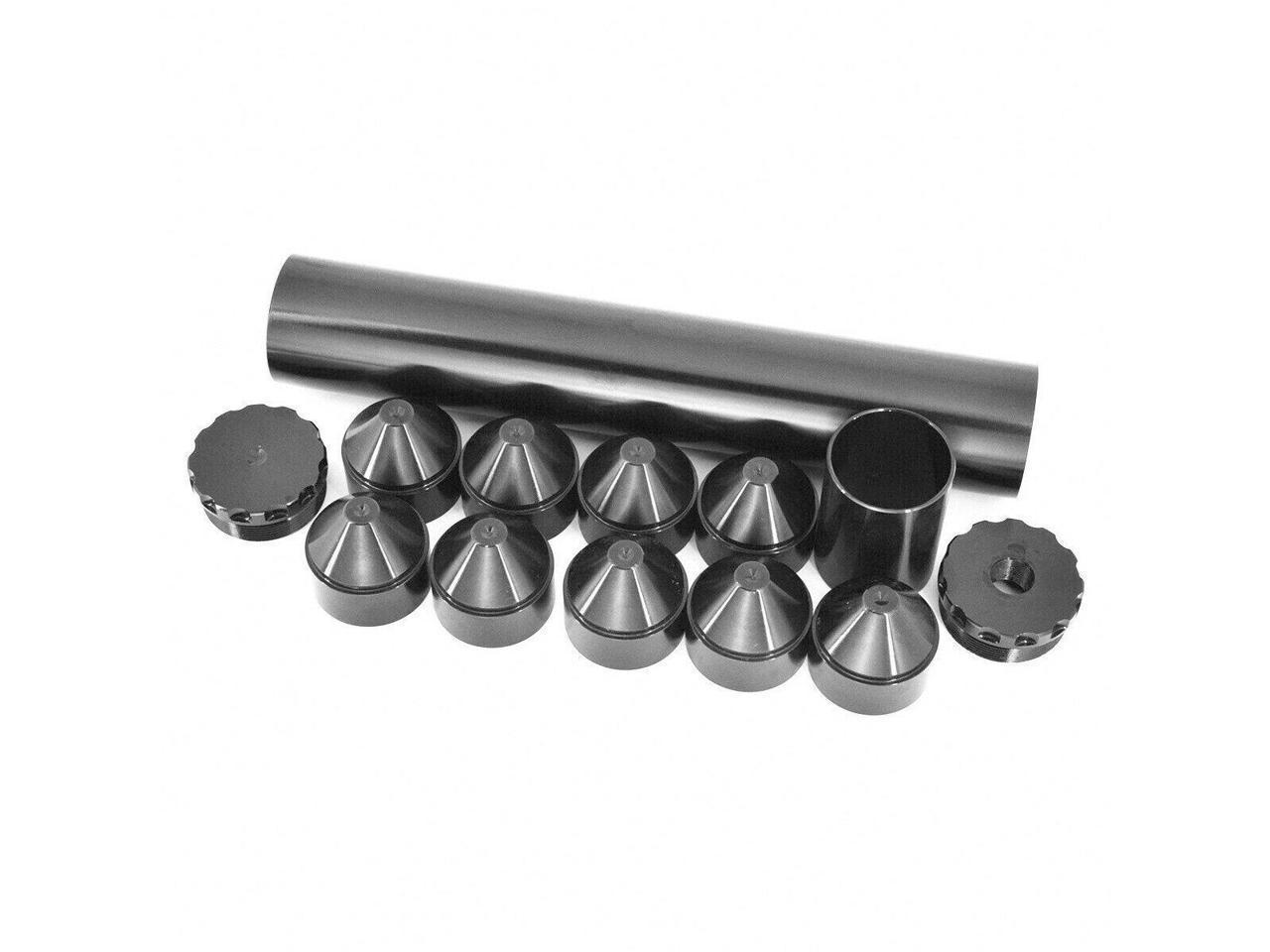 Vszerda (10 INCH) 13Pcs Black 5/8-24 Aluminum Fuel Trap Solvent Filter For NAPA 4003 WIX 24003