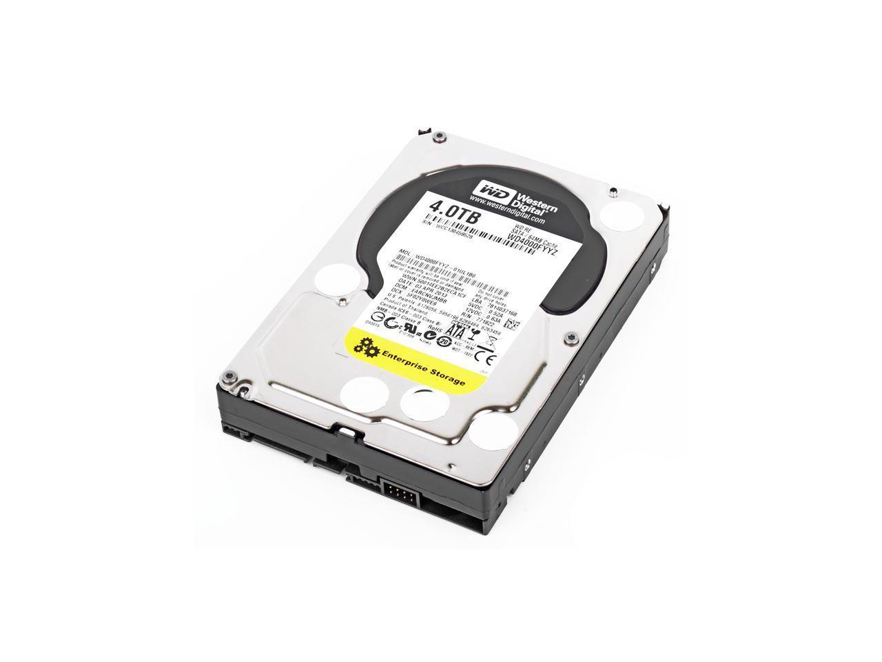 WD4000FYYZ-01UL1B2 - Western Digital RE 4TB 7200RPM SATA 6Gb/s 64MB Cache 3.5-inch Hard Drive