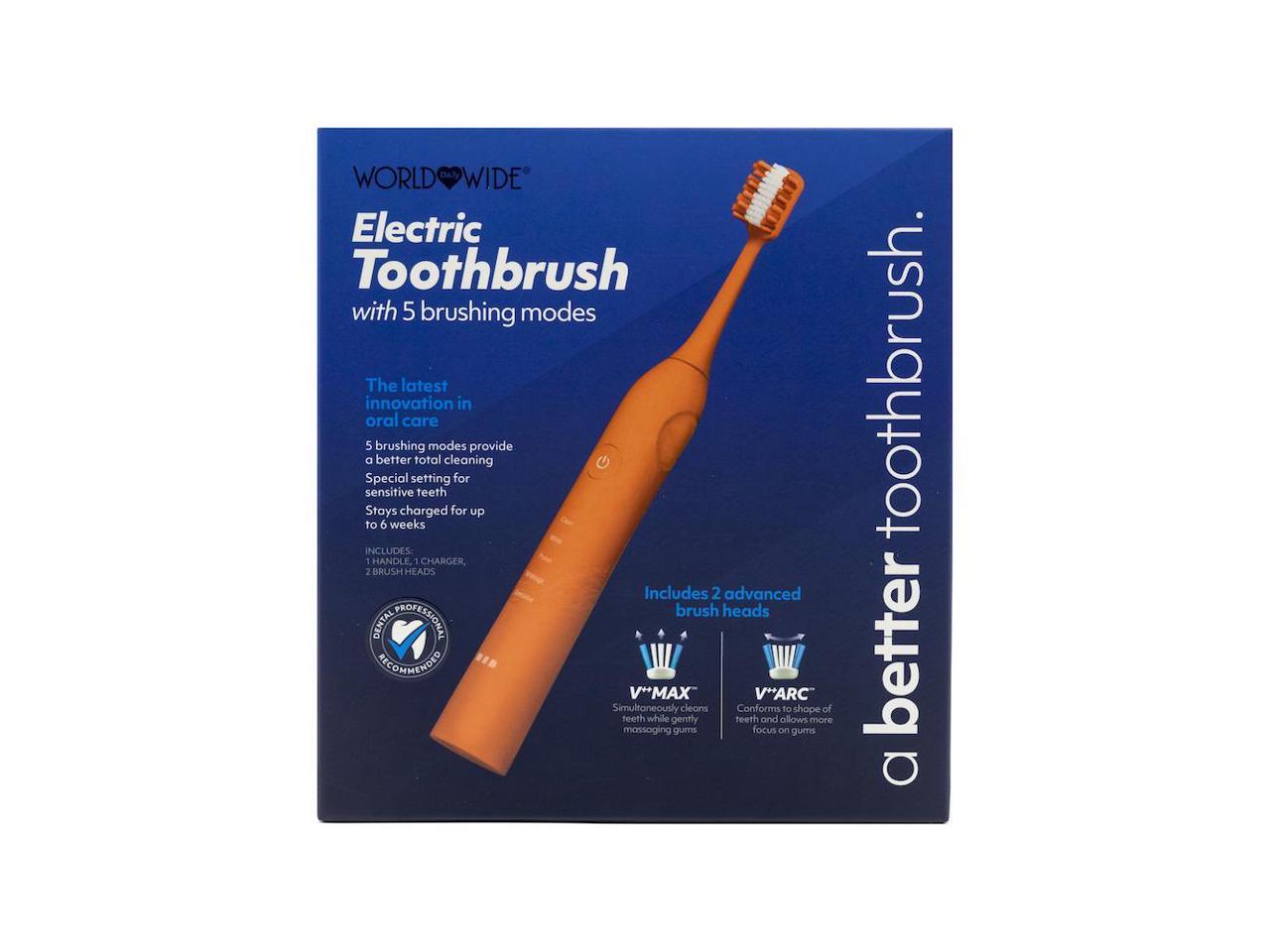 A Better Dental Electric Toothbrush with 5 modes Coral - 1pc