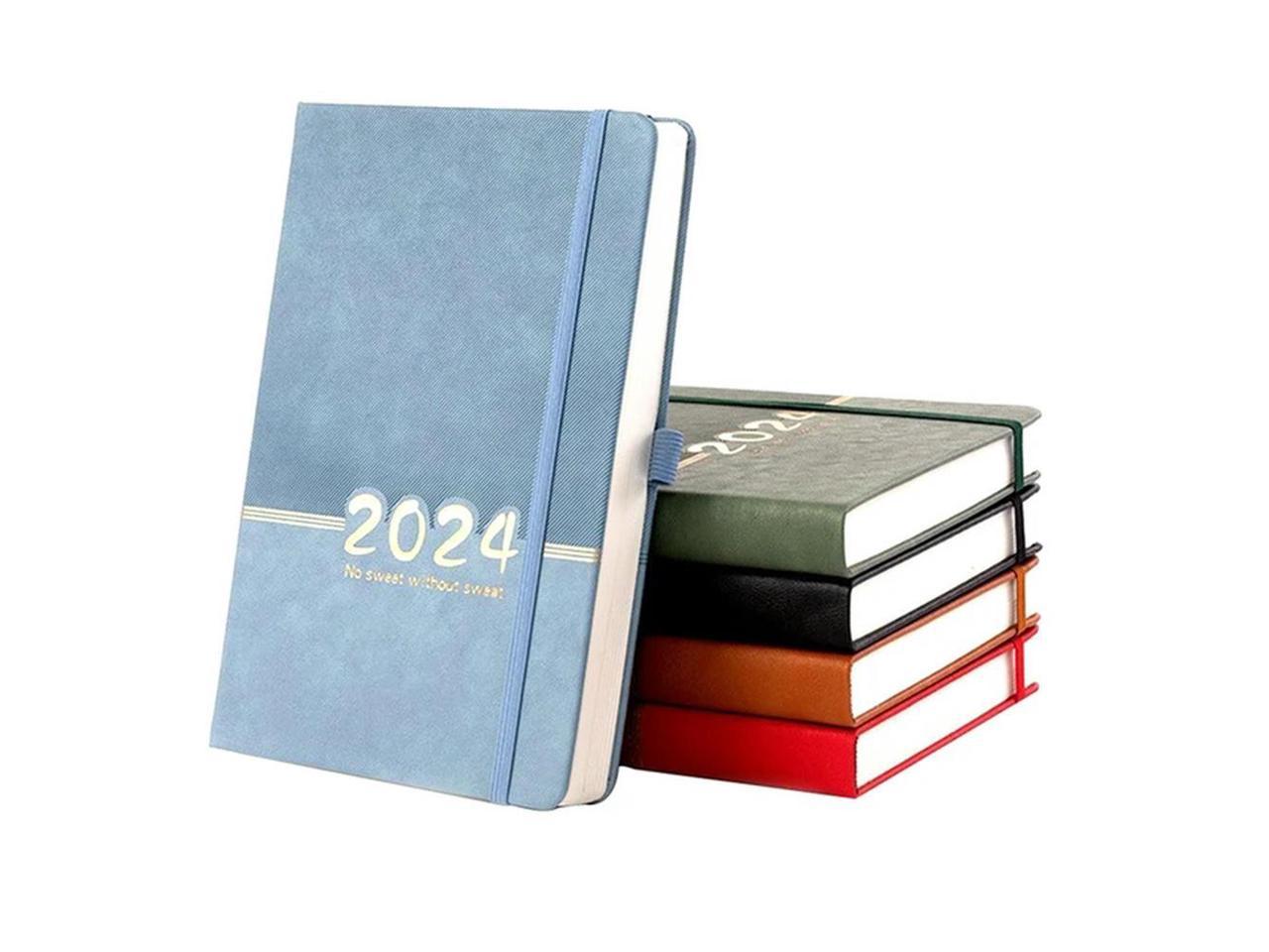 5PCS Planner Jan 2024 -Dec 2024, Monthes Calendar Organizer Notebook 5.6Inch X 8.26Inch