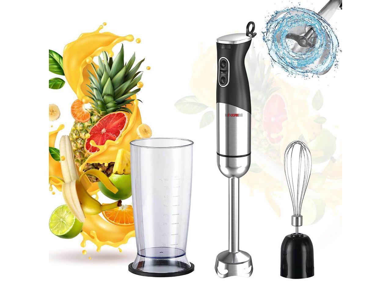 5 Core 400W Immersion Hand Blender Multifunctional Electric 9 speed 2 accessories HB 1516