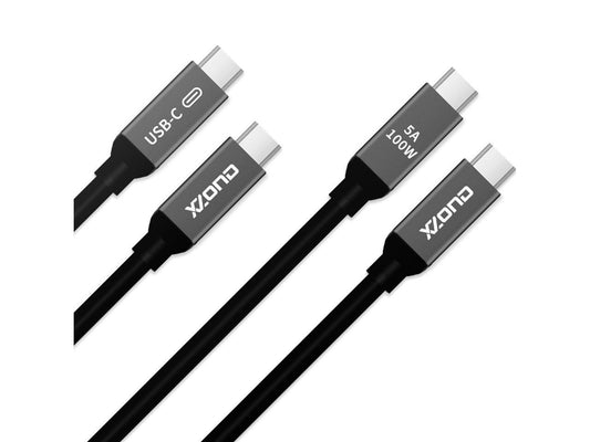 100W [2-Pack] USB-C Aluminum Charging Cable 3ft + 6ft, Type-C PD Charging for MacBooks, Laptops, iPads, PC, Chromebooks, Phones and Handheld Devices.