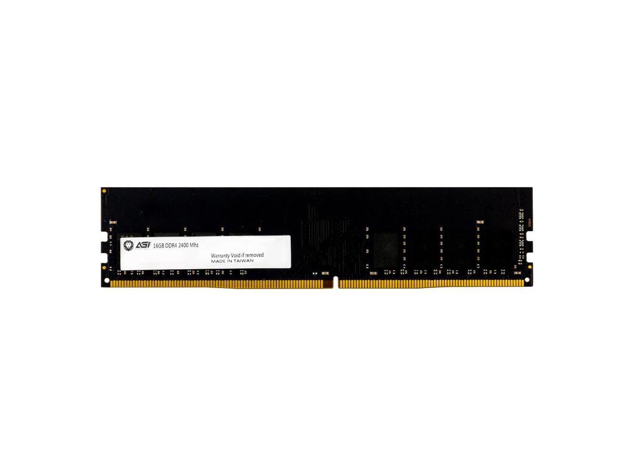 AGI UD138 16GB DDR4 UDIMM 2400MHz CL39, 1.2V, 288-pin for Computer Memory RAM Module Upgrade