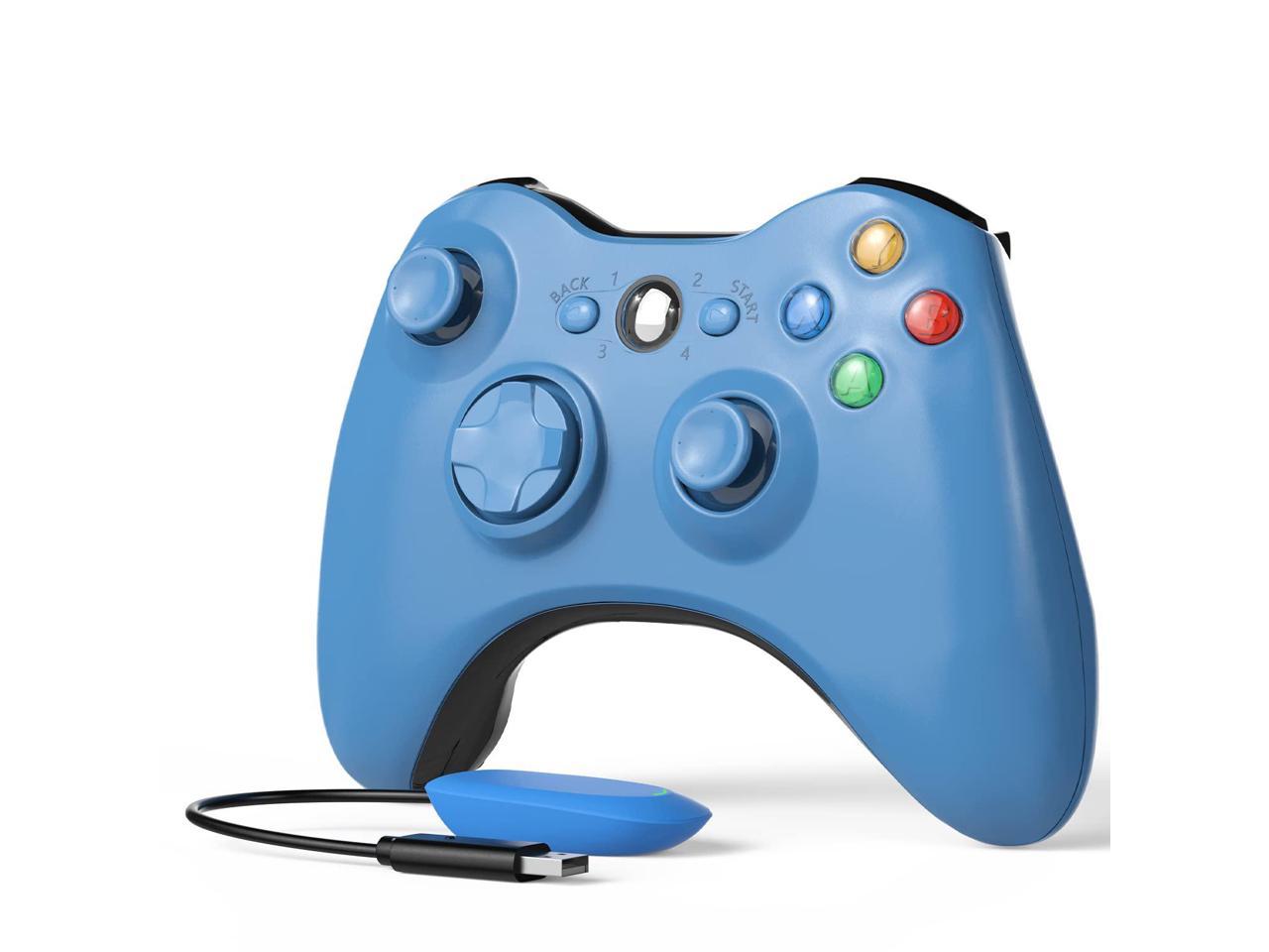 Wireless Controller for Xbox 360, Astarry 2.4GHZ Game Controller Gamepad Joystick for Xbox & Slim 360 PC Windows 7, 8, 10(Blue)