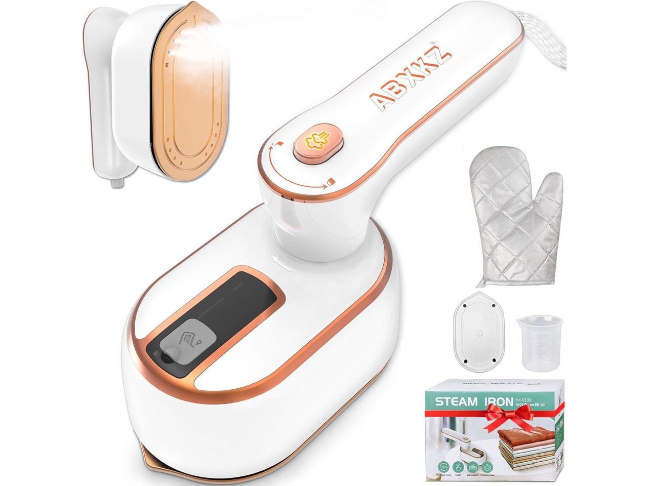 ABXKZ Steamer for Clothes, Travel Mini Steam Iron, 180 ¡ã Foldable Handheld Garment Steamer, Ironing & Steaming 2 in 1, 20S Heat Up Portable Small Ironing Machine, Fabric Steamer for Home and Travel