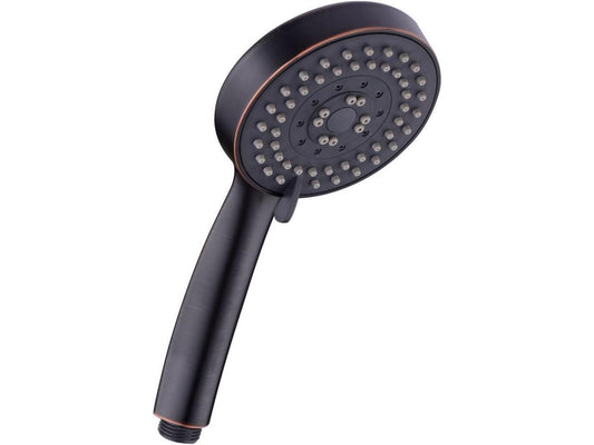 5 Function Handheld Shower Head - High Pressure Bath Spa Fixture, 4 Oil Rubbed Bronze Finished