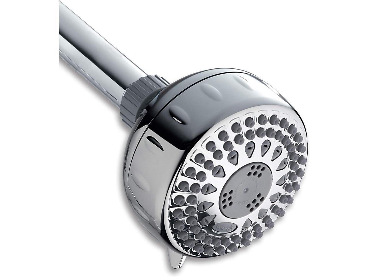 Waterpik Shower Head Power Spray 5-Mode, 1.8 GPM, No Size, Chrome, TRS-523E