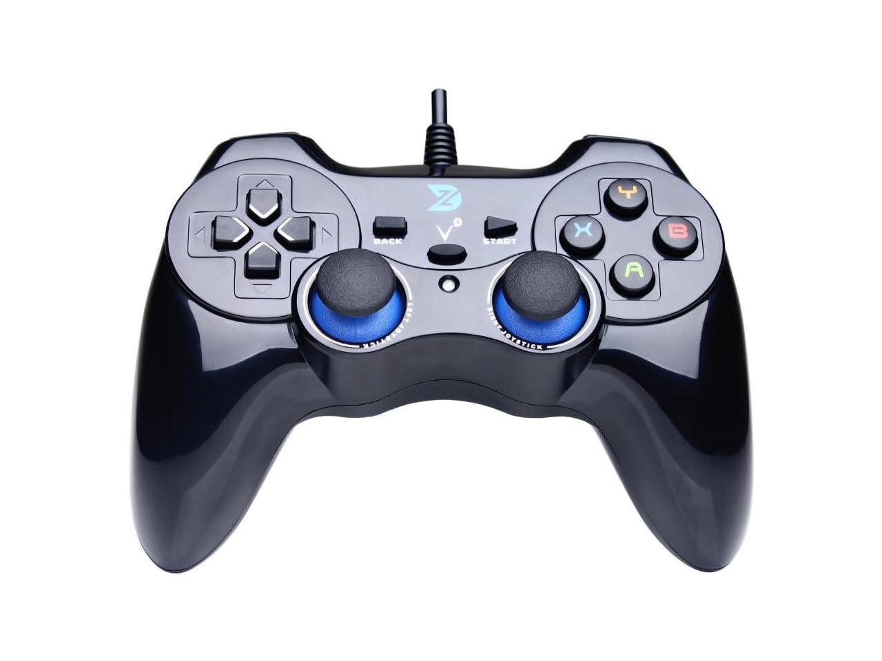 ZD-V+ USB Wired Gaming Controller Gamepad For PC/Laptop Computer(Windows XP/7/8/10/11) & PS3 & Android & Steam - [Black]