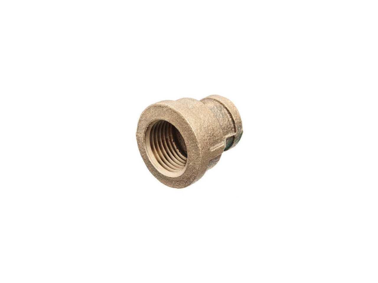 ZORO SELECT ZUSA-PF-10328 Reducing Coupling,Brass,1 1/2 x 1 1/4 in