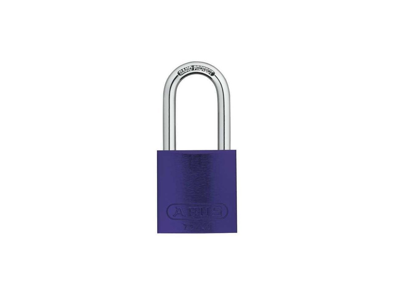 ABUS 72 HB/40-40 KAx3 Purple Lockout Padlock,KA,Purple,1-1/2H,PK3