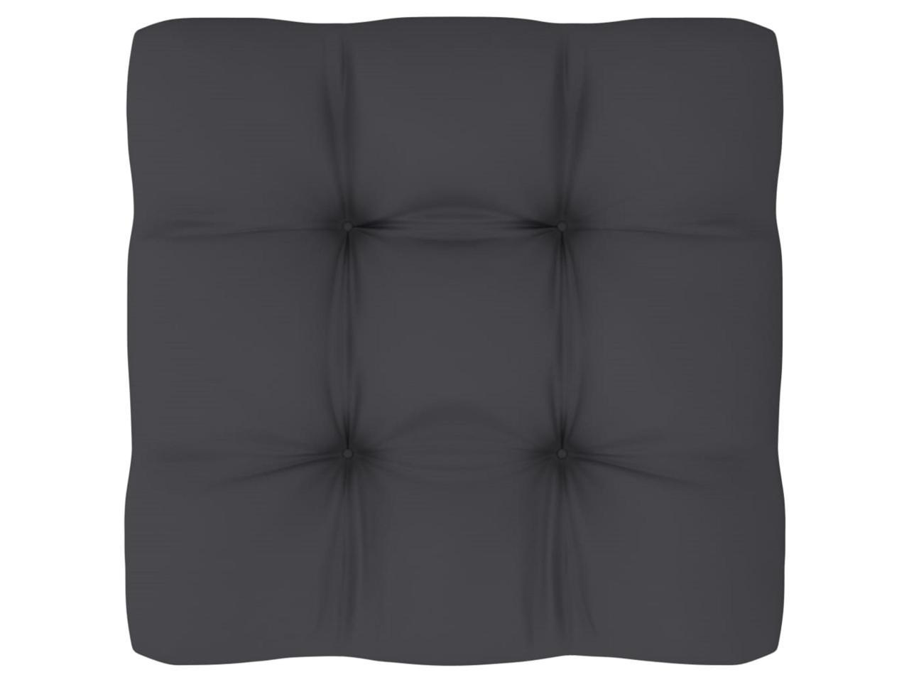 vidaXL Pallet Sofa Cushion Anthracite 27.6x27.6x4.7