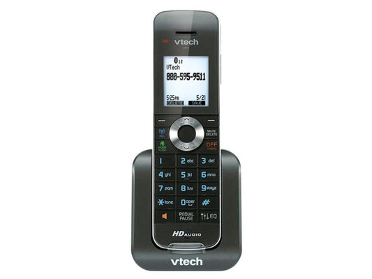 VTech DS6401 Accessory Cordless Handset, Black | Requires a VTech DS6421 or DS6422 Expandable Phone System to Operate